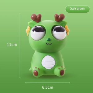 Pop Eye Dragon Pinch Joy Decompression Toy The Year of The Loong Squeeze Eye Staring Little Dragon Figure To Vent Pop Eye Dragon