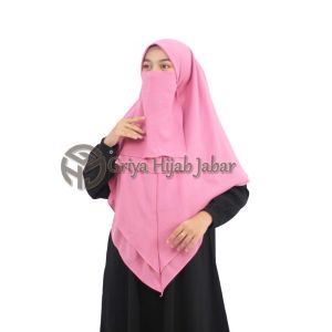 Gratis Cadar 2 Layer Segiempat Instan Jumbo Khimar Mawar Syari Segi Empat Khimar Hijab Jilbab Wanita Kekinian 2023