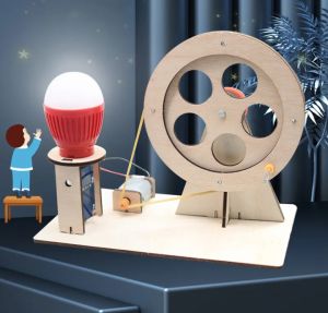 mainan edukasi rakit generator listrik