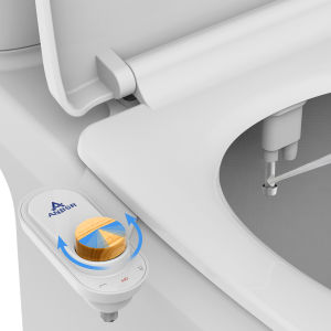 Fresh Water Non-Electric Bidet Attachment for Toilet Seat Adjustable Water Pressure Rear Wash