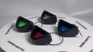 Motorcycle Triangle Brake Stop Light Warning Rear Auto Tail Light Brake Flashing Lights For Car Scooter Motocross ATV Motorbike