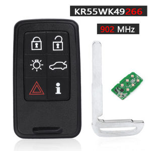KEYECU KR55WK49224 5WK49225 5WK49266 433/868/902MHz ID46 Chip Keyless-Go Smart Remote Key for Volvo XC60 XC90 S60 S90 2009-2014