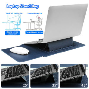PU Leather Laptop Sleeve Stand Case for MacBook Air Pro 13 14 15 16 Inch Laptop Bag⚡PH deliveryIn stock⚡
