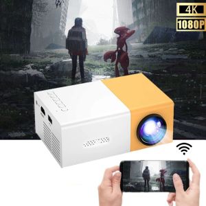 YG300 LED Mini Projector HD 320x240p compatible with HDMI USB TF Audio home Multimedia Player Smart projector Portable Travel