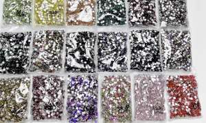 SS3~SS30 AAAAA Top Quality Crystal Non Hotfix Nail art Rhinestone Super Bright Glass Strass 3D Nail Art Decoration