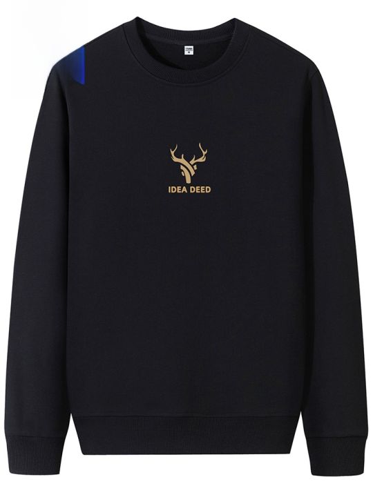 Lormen%20Men's%20round%20Neck%20Hoodie%20Long%20Sleeve%20Casual%20Fashion%20Print%20Spring%20New%20Style%20Versatile%20Base%20Shirt%20Comfortable%20Cotton%20Blend%20-%20Image%205
