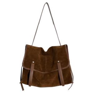 jpj | Suede Cowhide Leather Messenger Bag Multi-Use