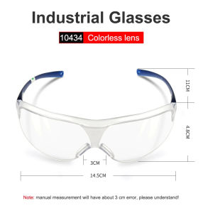 3M | 3M Safety Glasses Anti-Wind Sand Fog Shock Dust Resistant Transparent Glasses Eye Protective Men Fashion Goggles Paint 10434