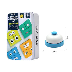 Face Change Cube Game Toy Montessori Expression Puzzle Building Blocks Toys Early Learning Educational Match For Kids Gift Toy