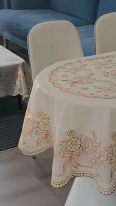 Taplak Meja PVC Tahan Air & Taplak Meja Anti Air Ukuran Lebih