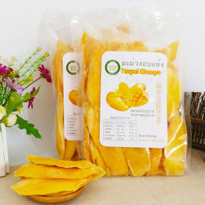 ขนมมะม่วงอบแห้งรสเปรี้ยวและหวานอาหารแห้งขนมยามว่างปลอกมะม่วง