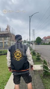 Mens Varsity Jacket Lakers Black Mamba Full Bordir Casual Vintage Basketball - Akar Official Shop