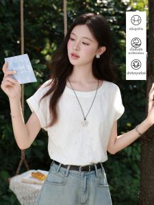 Áo Thun Tay Voan Cắt Hoa Thêu