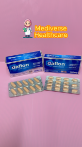 Daflon 500mg (Strip/Box) Original Micronized Purified Flavonoid Fraction