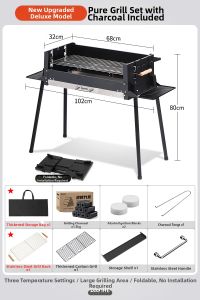 DAYIHE | Outdoor Windproof Portable Folding Stainless Carbon Grill