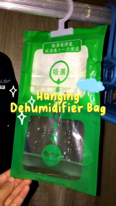 Household Hanging Dehumidifier Bag Moisture Absorber Wardrobe Closet Bathroom Mold Mildew Remover