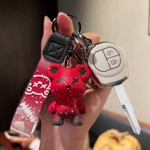For Suzuki Swift Grand Liana SX4 Window Vitara Amagatarai 2 Buttons TPU Auto Shell Fob Keychain Car Key Case Cover Accessories