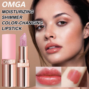 Changing Lipstick Moisturizing Pearl Glitter Shimmer Shifts With PH Levels Hydrating Vitamin E Enriched Long Lasting Wear