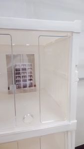 Foldable Shoe Rack With Dustproof Transparent Doors Easy-Assemble (9103-5-1G)