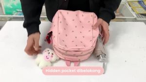 Mismi Roxie Bag Tas Ransel Mini Wanita Korean Cute Little Flower Backpack Perempuan Stylish - 38R