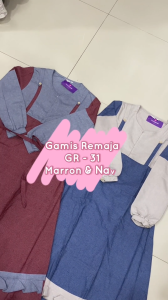 Raunapride Gamis Remaja Katun / RGR - 31 / Fashion Muslim Terbaru