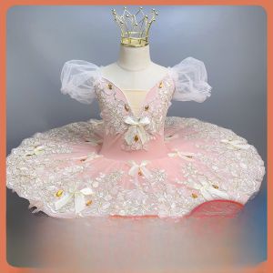 Girls Ballet Performance Outfit Professional Swan Lake TUTU Skirt Childrens Little Swan Ballet Puffy Skirt Performance Costume