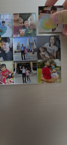 Customized Acrylic Photo Magnet (4.8x4.8cm) | Personalized Mini Fridge Magnet | Custom Square Picture Frame Gift