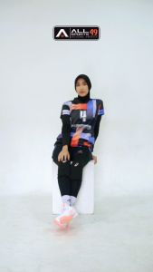 Jersey Voli Cewek Stelan Fullprint Kaos Voli Cewek Satu Set