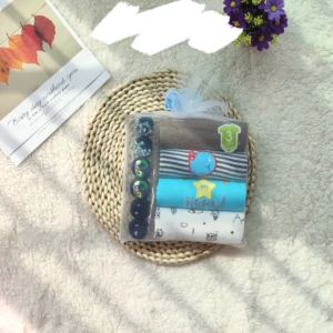 730Baby Romper Gift Set(4 Romper+3 pair Sock Newborn Baby Clothing Romper Socks Boy Girl Sock