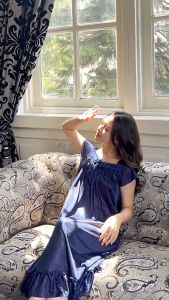 Daster Tidur Wanita / Baju Tidur Wanita / Daster Tidur Leher U / Millieshop