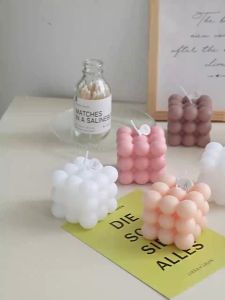Bean milk aromatherapy candle creative handmade home decoration set shooting props birthday candles