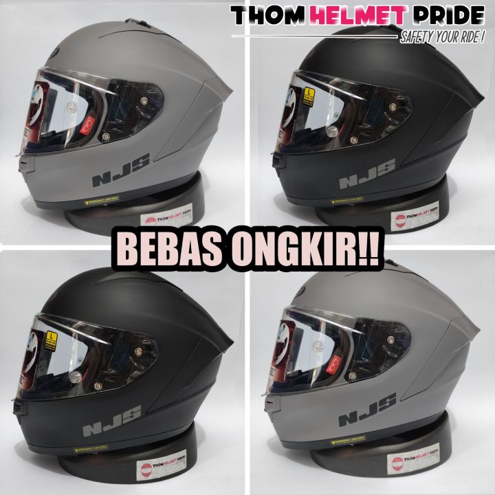 HELM FULLFACE NJS ZX1-R SOLID POLOS Lazada Indonesia