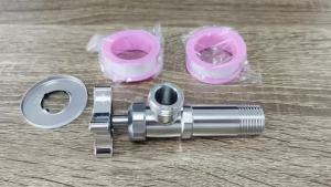 304 Stainless Steel Bathroom Quick Opening Triangle Valve Faucet Accessories Thickened Triangle Valve For Hot and Cold Water
