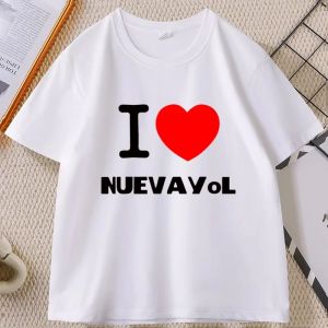 Bandai | I Love Nuevayol Dtmf World Tour 2026 Bad Bunny T-shirt Men Women Kids Printed Short-sleeved Cotton Tshirt Casual Round Neck