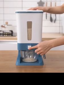 **BEST SELLING**2025 NEW Rice Bucket Sealed Kitchen Household Rice Box Rice Tank Multigrain Rice Storage Box Cereal Containers Baldi Beras Kotak Nasi Isi Rumah Dapur Tertutup Tangki Beras Kotak Penyimpanan Beras Berbilang Bijih Bekas Bijirin 12KG米桶