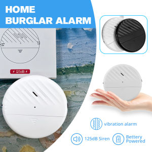 Door And Window Vibration Sensor Alarm 125dB Glass Breakage Anti-theft Sensor Easy Install For Home Safety Protection