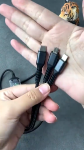 Dây Cáp Sạc Đa Năng 3 trong 1 Hỗ Trợ 3 Đầu Lightning - Micro USB - Type C Cáp Sạc Iphone Cap Sạc Samsung Cáp Sạc Oppo ...