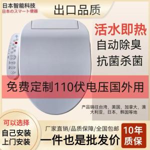 Automatic Intelligent Heated Toilet Seat Cover Remote Control Home Use Electric Potty Heater Warm Wind Antibacterial Seat Cover