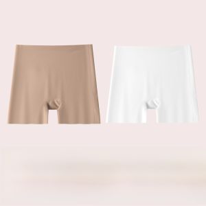 miiow | Cat Woman Foundation Liquid Safety Pants Womens Underwear Invisible Seamless Flat Angle Bottoms Two-In-One Design 2025 New Style