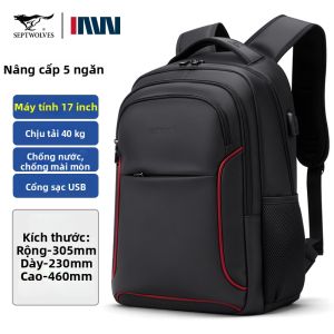 SEPTWOLVES | Balo Laptop Sinh Viên Dung Lượng Lớn Cao Cấp