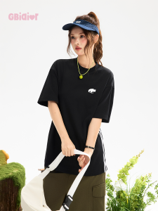 Gbiaior | American Retro Collage Design Silicone Print T-Shirts