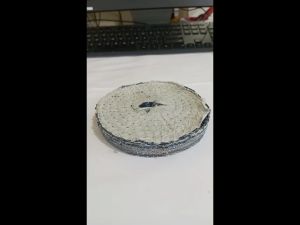 Kain Poles Stainless Steel 4in x 2cm Tangga Pagar Alat Teknik