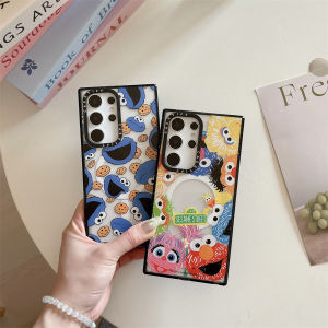 เคสโทรศัพท์มีลายสตรีทงาสำหรับ Samsung กาแล็คซี่ S24Ultra S23Ultra S25Ultra S22Ultra อะคริลิควัสดุรองรับ MagSafe ชาร์จไร้สายการ์ตูนน่ารัก