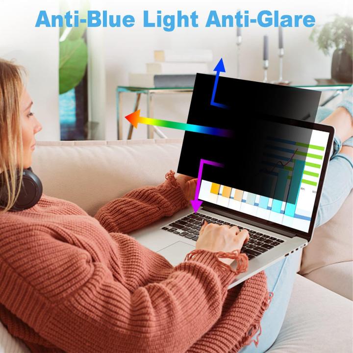 Privacy Screen for Laptop Computer Screen Privacy Shield Removable Anti ...