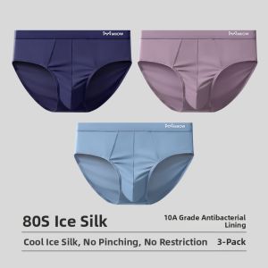 MiiOW | Ice Silk Ultra Thin Breathable Antibacterial Mens Briefs