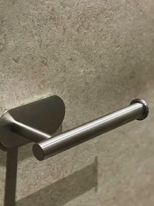 【Free Towel】Bathroom Shelf Towel Rack 304 Stainless Steel Robe Hooks Bathroom Toilet Paper Holder PhIeo