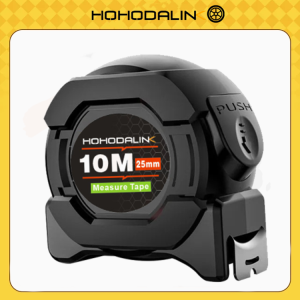 HOHODALINK 10m Pita Pengukur Neon Kelas Industri Anti Karat Dengan Pita Pengukur Impor Menebal Penggaris