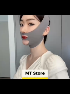 Mặt nạ đeo nâng định hình mặt lệch nâng cơ mặt đai đeo mặt giảm nọng cằm giảm nếp nhăn nam nữ N2F