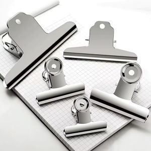 Kẹp giấy tài liệu ngải... inox 76 - 100mm - 125 mm - 145mm lò xo siêu bền cao cấp