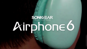 SonicGear AirPhone 6 Rechargeable Bluetooth Headphones With Mic | Up to 10 Hours PlayTime | 1 Year Warranty